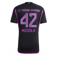 Bayern Munich Jamal Musiala #42 Vonkajší futbalový dres 2023-24 Krátky Rukáv